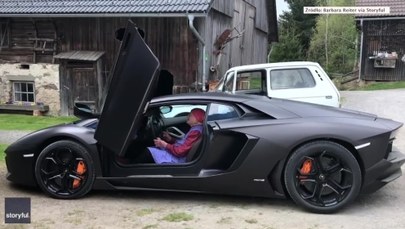 81-letnia superbabcia za kierownicą Lamborghini Aventadora
