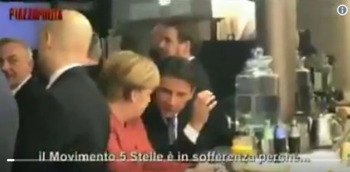 Włoska telewizja pokazała nagranie z prywatnej rozmowy włoskiego premiera z kanclerz Niemiec Angelą Merkel. Do spotkania doszło na forum ekonomicznym w Davos. Premier tłumaczył kanclerz zawiłości włoskiej polityki.
