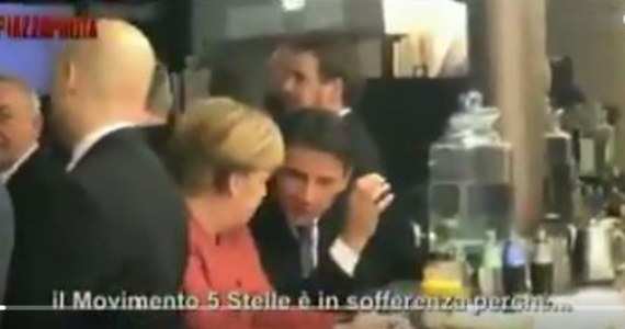 Włoska telewizja pokazała nagranie z prywatnej rozmowy włoskiego premiera z kanclerz Niemiec Angelą Merkel. Do spotkania doszło na forum ekonomicznym w Davos. Premier tłumaczył kanclerz zawiłości włoskiej polityki.

