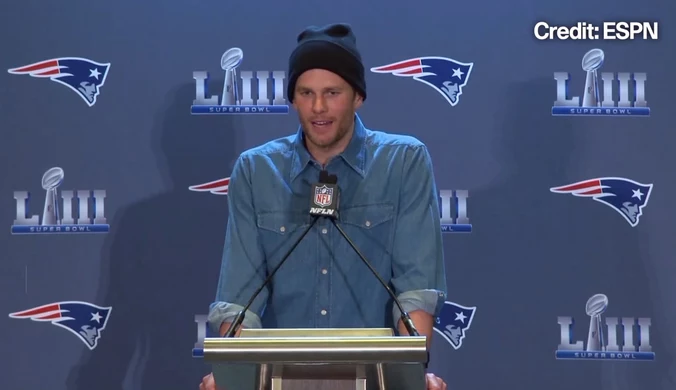 Super Bowl. Tom Brady zapowiada wyrównany finał Super Bowl. Zgarnie kolejny tytuł? Wideo