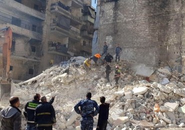Katastrofa budowlana w Syrii. Jest wielu rannych