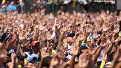 Wysłannik RMF FM do Wenezueli: Mobilizacja mieszkańców Caracas robi wrażenie
