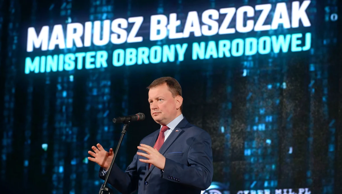 ​Czas na wdrożenie cyberplanu, tworzymy nową strukturę - mówił szef MON Mariusz Błaszczak, który przedstawił informacje dotyczące budowy Wojsk Obrony Cyberprzestrzeni. Błaszczak podkreślił, że powołanie tych wojsk jest realizacją wytycznych NATO.