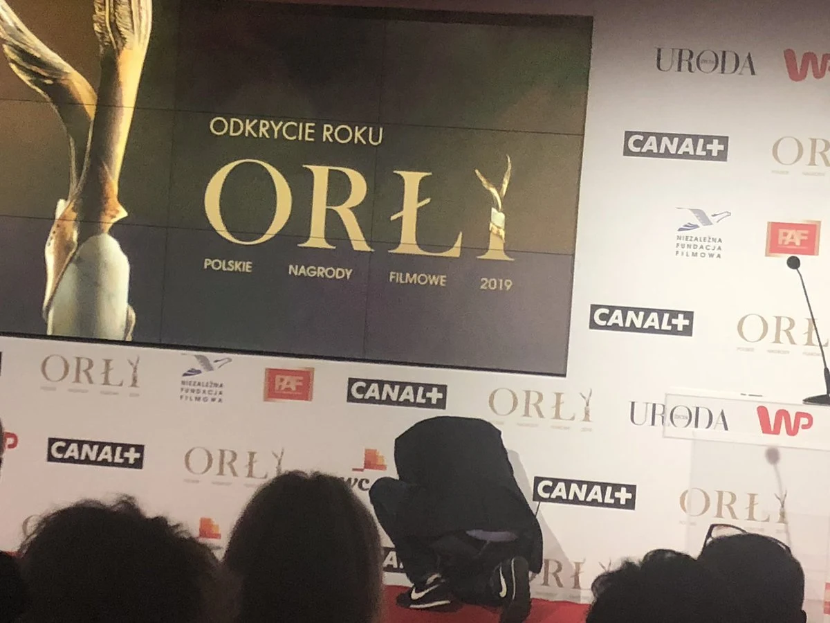 Podczas trwającego w Warszawie uroczystego ogłoszenia nominacji do 21. Polskich Nagród Filmowych Orły 2019, jednej z osób na scenie wypadło z rąk 19 kopert z nominacjami.