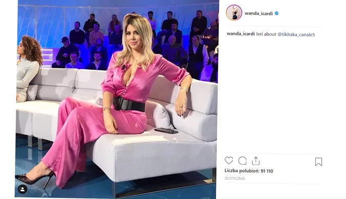 Serie A. Wanda Nara robi zamieszanie w świecie futbolu. Problemy Icardiego. Wideo