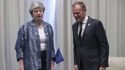 Tusk: Theresa May wierzy, że może uniknąć opóźnienia brexitu