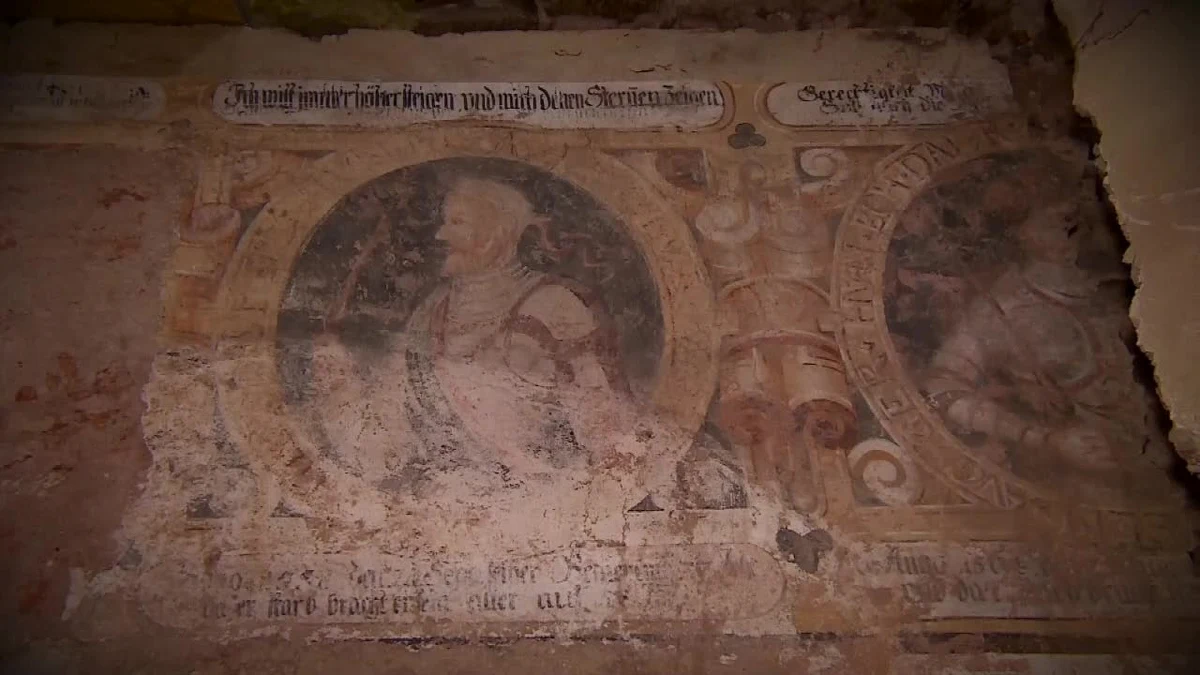 W trakcie prac remontowo-konserwatorskich w pałacu w Strudze na Dolnym Śląsku odkryto unikalne malowidła ścienne. Ściany dawnej sali balowej zdobią freski z okresu renesansu. 