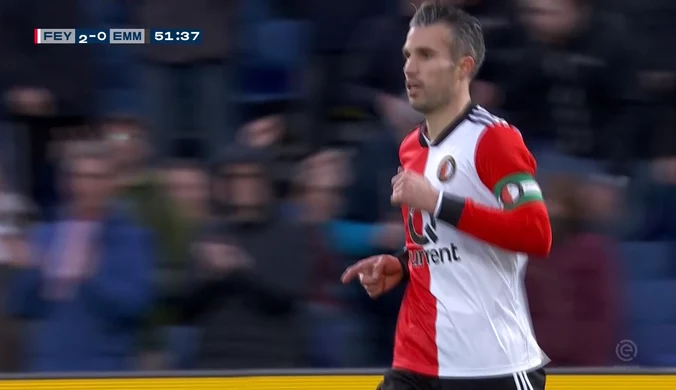 Popis piłkarzy Feyenoordu! Van Persie z hat-trickiem. Wideo