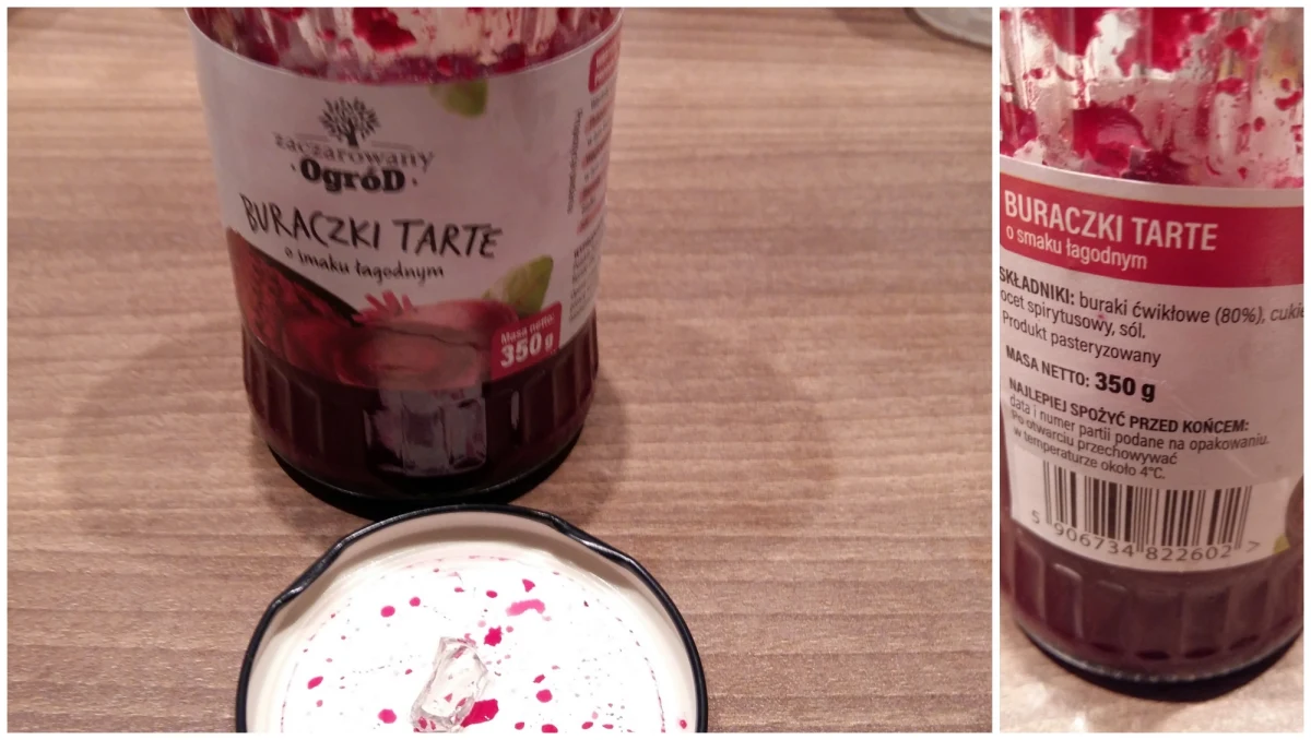 Główny Inspektorat Sanitarny informuje o wycofaniu partii buraczków tartych marki "Zaczarowany Ogród". W produkcie mogło bowiem znaleźć się szkło.