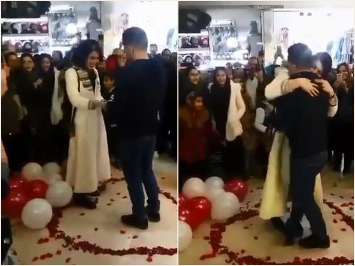 W irańskim mieście Arak świeżo zaręczona para została zatrzymana za "obrazę przyzwoitości publicznej" - podaje w sobotę BBC. Mężczyzna poprosił wybrankę o rękę w centrum handlowym.