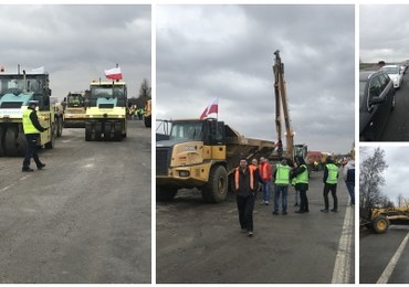 Podwykonawcy Salini protestowali na DK1