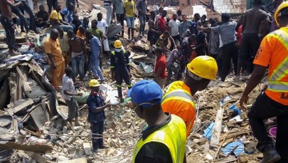 Bilans katastrofy budowlanej w Nigerii. Zginęło 20 osób