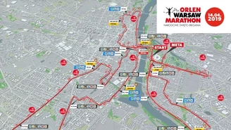 Orlen Warsaw Marathon. Trasa tegorocznego biegu