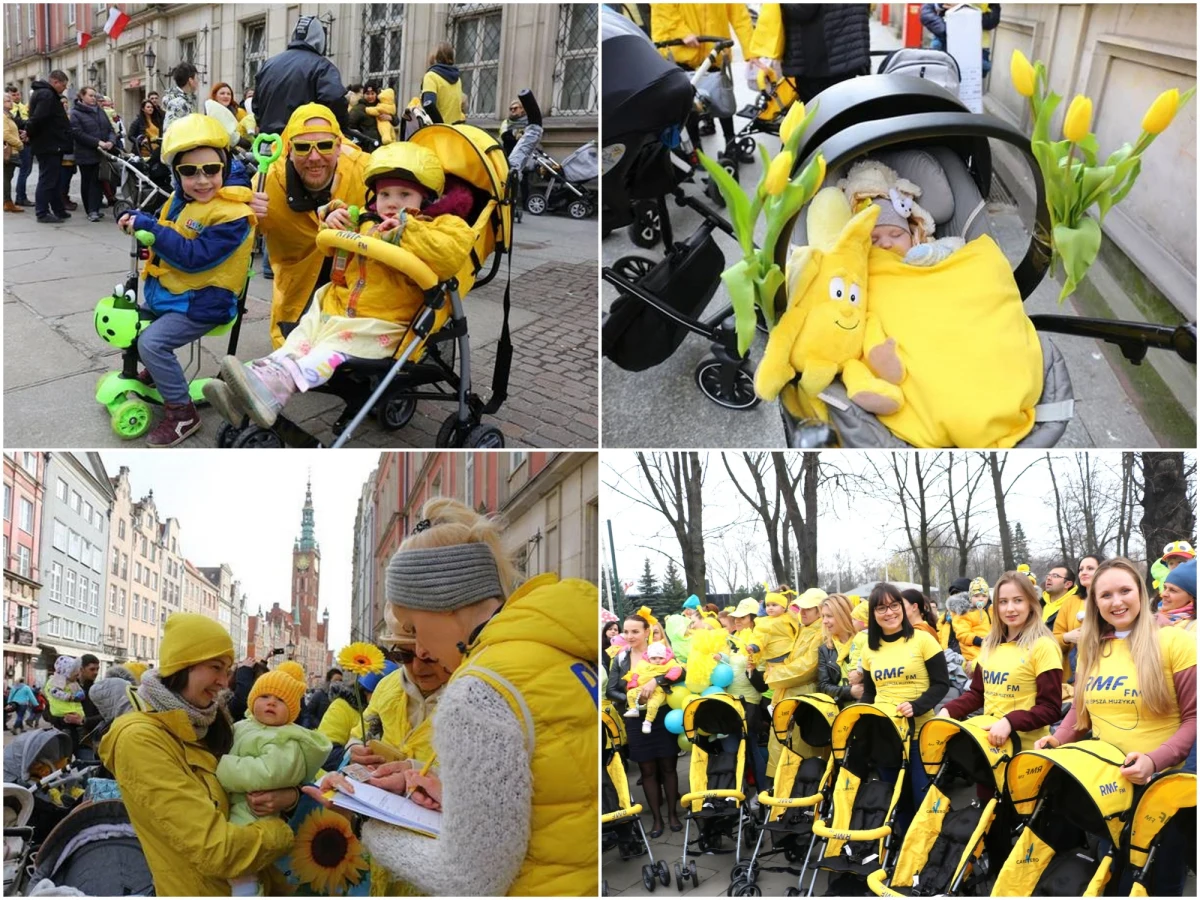 W pierwszy dzień kalendarzowej wiosny rozdawaliśmy wózki z limitowanej edycji RMF FM! aby zdobyć żółto-niebieską spacerówkę, trzeba było ubrać siebie i swoją pociechę w nasze radiowe kolory i przyjść w jedno z wyznaczonych miejsc! 
