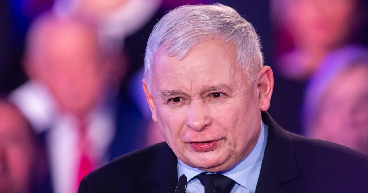 Prezes PiS Jarosław Kaczyński