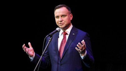 Po meczu Polska - Łotwa prezydent Duda gratuluje wygranej Biało-Czerwonym