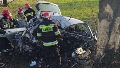 Policjant z Małopolski zginął w wypadku. "Samochód rozpadł się na kawałki"