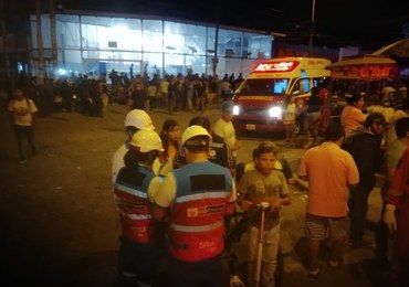 Autobus stanął w ogniu. Co najmniej 20 ofiar pożaru w Peru