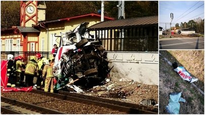 Tragedia na przejeździe kolejowym w Puszczykowie. Sprawdzono nagrania z monitoringu