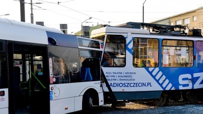Wypadek w centrum Szczecina. 11 osób rannych
