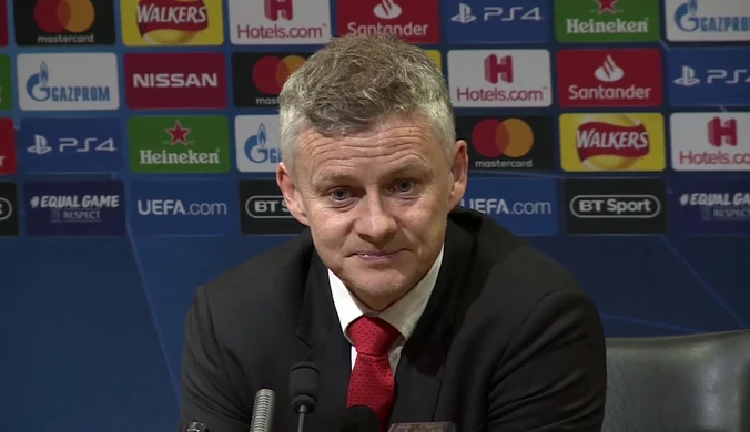 Liga Mistrzów. Solskjaer: Występ z PSG daje nam nadzieję, że uda nam się awansować. Wideo