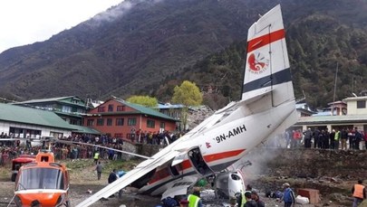 Wypadek samolotu na lotnisku w rejonie Everestu
