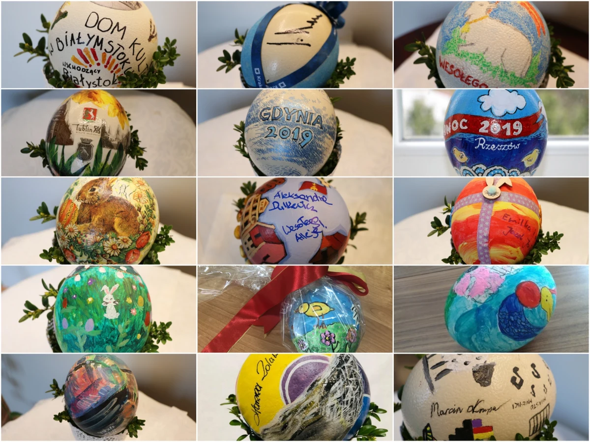 Coraz bliżej finału naszej wielkanocnej akcji Prezydenckie Pisanki RMF FM! 15 pisanek od włodarzy 15 miast w Polsce trafiło właśnie na aukcję charytatywną! Pieniądze z licytacji trafią na potrzeby działalności Ośrodka dla Osób Niepełnosprawnych w Radwanowicach, który prowadzi Fundacja św. Brata Alberta.