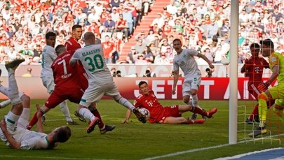 Bayern Monachium - Werder Brema 1:0. Niewykorzystane sytuacje Lewandowskiego