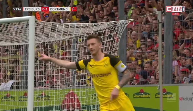 Freiburg - Borussia Dortmund 0-4 - skrót (ZDJĘCIA ELEVEN SPORTS). WIDEO
