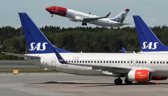 Piloci skandynawskich linii lotniczych SAS ogłosili rozpoczęcie strajku