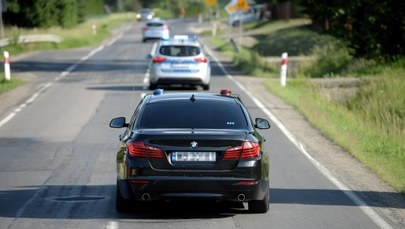 Wypadek SOP w Warszawie. BMW potrąciło rowerzystkę