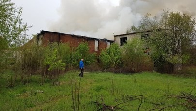 Pożar w Brzegu na Opolszczyźnie. Płonie stara cegielnia