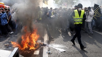 "Dzień apokalipsy" w Paryżu? Starcia w stolicy Francji 