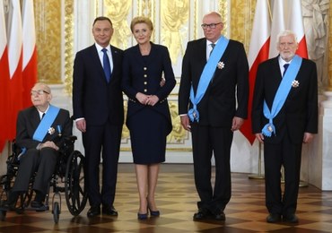 Bielecki, Kućma i Siemaszko z Orderami Orła Białego
