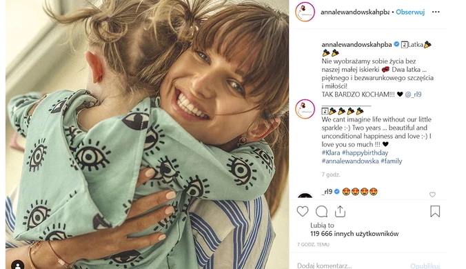 Klara Lewandowska kończy 2 lata! Mnóstwo życzeń dla córki "Lewego". Wideo