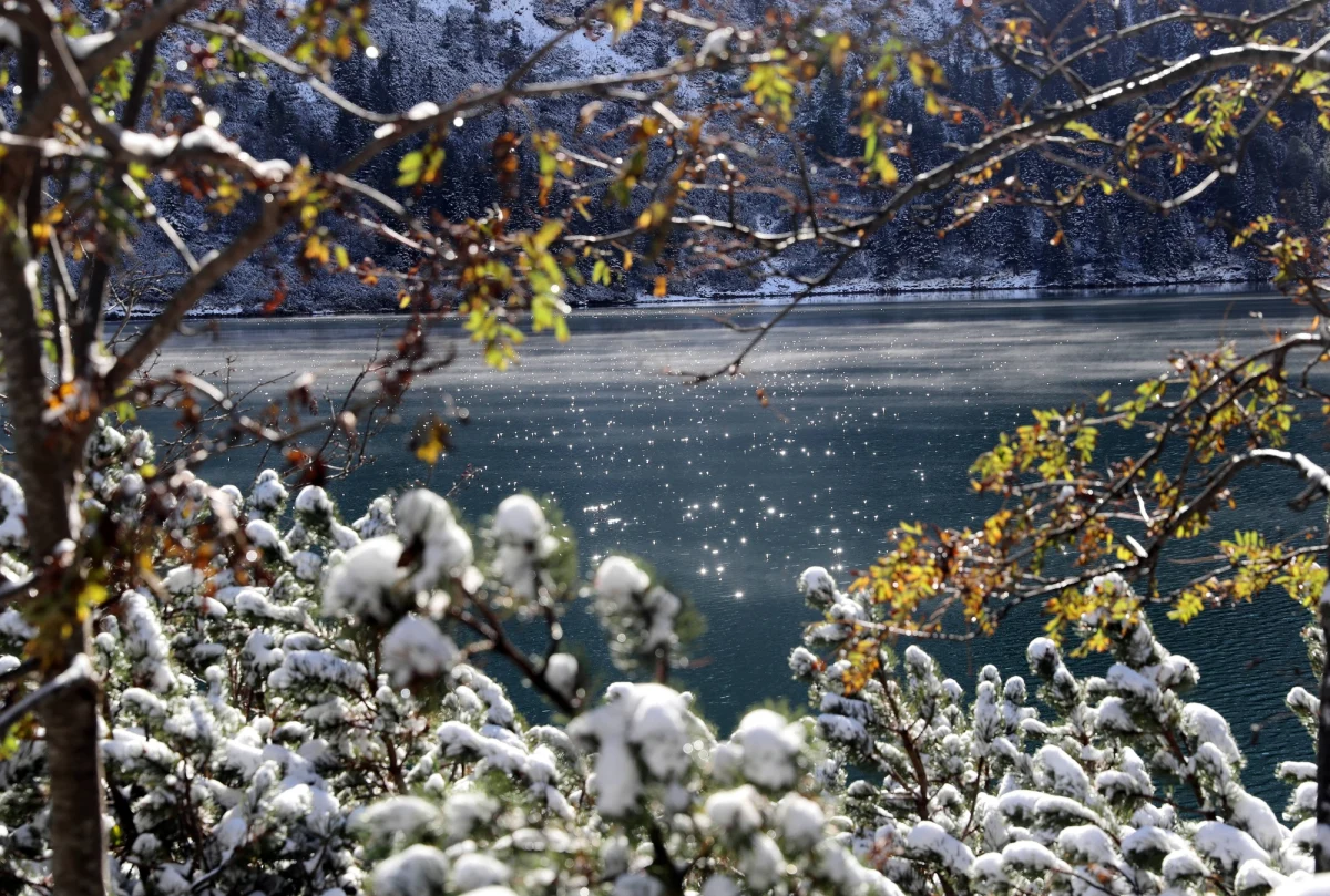 Po nocnych opadach śniegu w Zakopanem leży kilkucentymetrowa warstwa śniegu. W Tatrach obowiązuje zagrożenie lawinowe pierwszego stopnia.