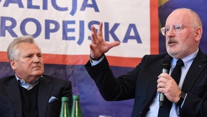 Timmermans: Zachęcam Polaków, aby byli proeuropejskim narodem