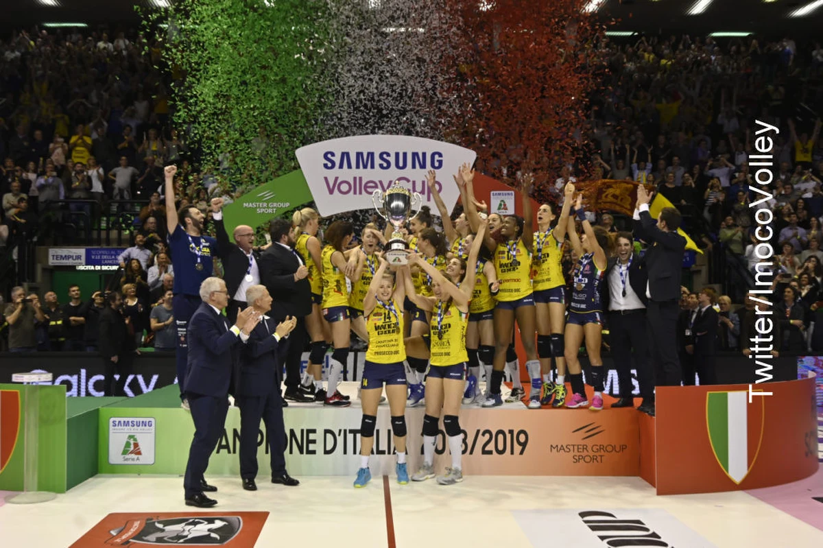 Siatkarki Imoco Volley Conegliano z Joanną Wołosz w składzie po raz drugi z rzędu, a trzeci w historii zdobyły mistrzostwo Włoch. W trzecim meczu finałowym Imoco pokonało drużynę Igor Gorgonzola Novara 3:2 (25:16, 23:25, 25:11, 20:25, 15:13).