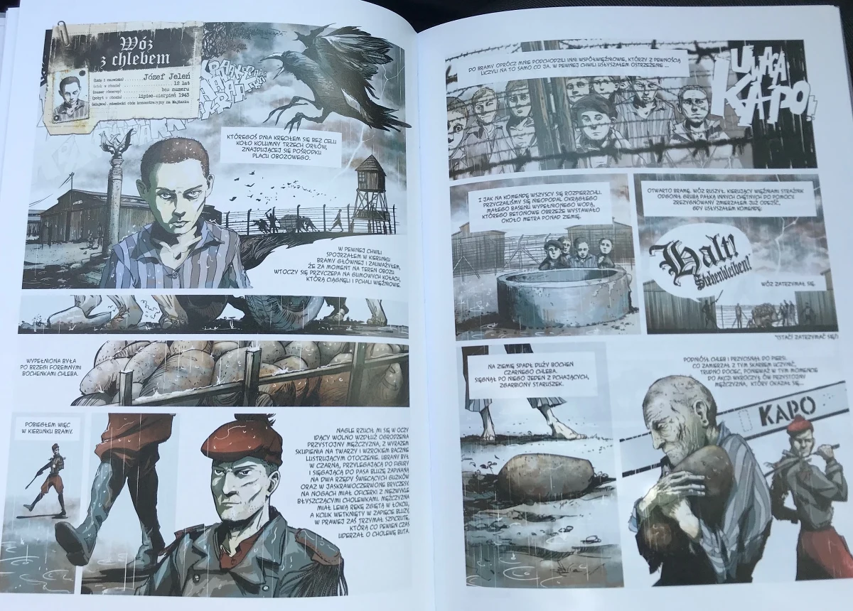 Niecodzienny komiks powstał w Lublinie - przedstawia on historie byłych więźniów hitlerowskiego obozu koncentracyjnego Majdanek. Autorem publikacji zatytułowanej "Chleb wolnościowy" jest grafik Paweł Piechnik. Komiks ze swoim przekazem ma trafić głównie do młodego pokolenia i zainteresować je historią.