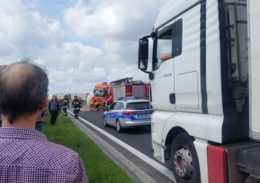 Utrudnienia na A4. Na wysokości Tarnowa doszło do zderzenia