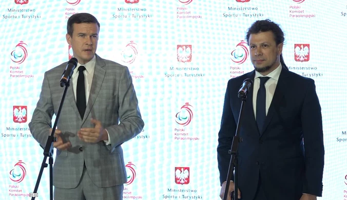 Minister Bańka o wsparciu sportowców niepełnosprawnych. Wideo