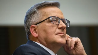 Komorowski w Berlinie: PiS zamienił Trybunał Konstytucyjny w atrapę