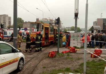 W Łodzi wykoleił się tramwaj. Pięć osób poszkodowanych 