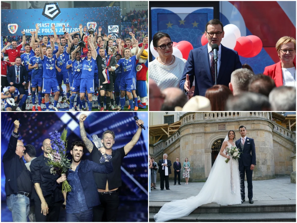 Za nami ostatni weekend kampanii przed wyborami do Parlamentu Europejskiego. Premier Mateusz Morawiecki na spotkaniach z wyborcami obiecał m.in. skrócenie roku szkolnego i nowe świadczenie dla niepełnosprawnych. Jednym z ważnych tematów weekendu był atak z użyciem noża na policjanta, do którego doszło w Busku-Zdroju. W niedzielę poznaliśmy piłkarskiego mistrza Polski - po tytuł sięgnął Piast Gliwice. Co jeszcze się wydarzyło? Przeczytajcie nasze podsumowanie. 