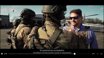 Komendant Główny "czuje się oszukany", Marek Opioła usuwa spot z policyjnymi śmigłowcami