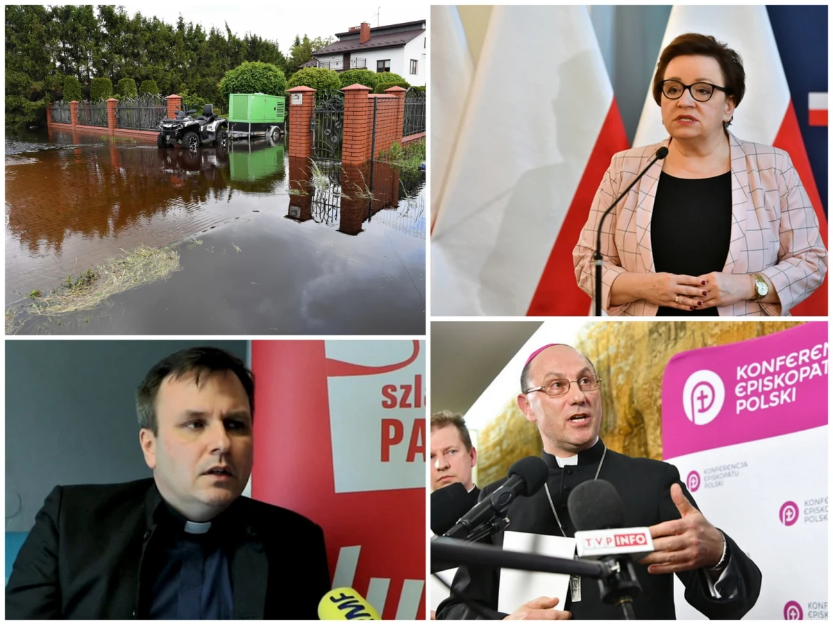 Najważniejszym tematem środy były podtopienia na południu Polski. Rano poznaliśmy raport Najwyższej Izby Kontroli ws. reformy edukacji. Środa przyniosła też kolejną odsłonę zamieszania wokół Stowarzyszenia Wiosna i komentarze po premierze filmu Quentina Tarantino "Pewnego razu... w Hollywood". Nasza dziennikarka rozmawiała o tym obrazie z Rafałem Zawieruchą, który zagrał Romana Polańskiego. 