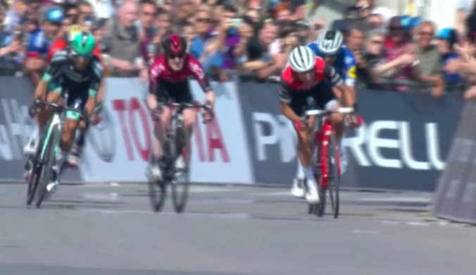 Giro d'Italia. Cesare Benedetti wygrał 12. etap, Polanc nowym liderem. Wideo