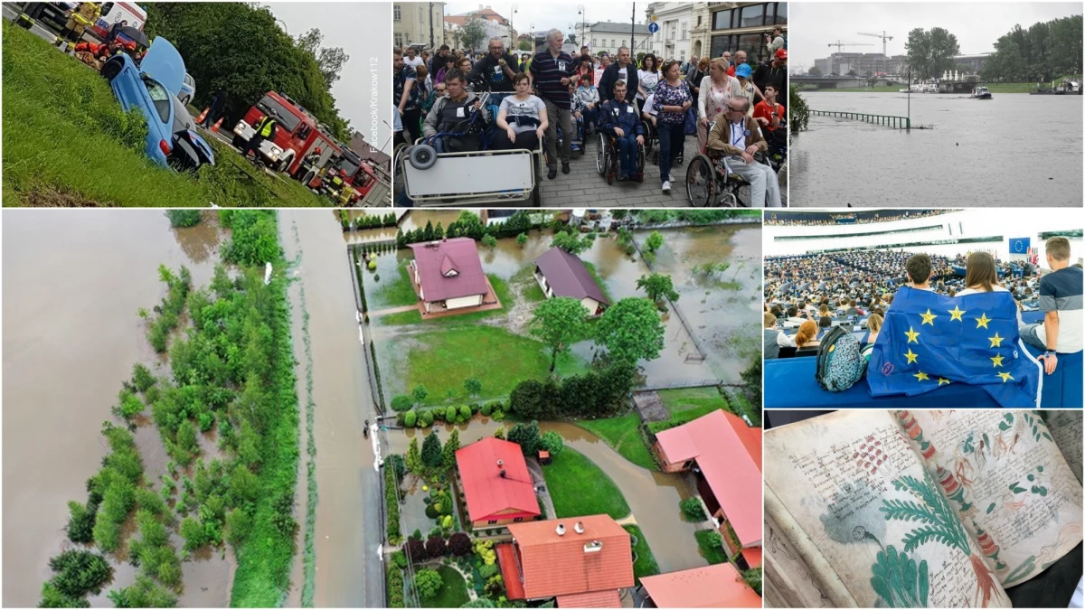 Czwartek w Polsce to przede wszystkim walka z żywiołem. Najgorsza sytuacja była na południu kraju. Przez obfite opady poziomy rzek są podniesione, zalane są gospodarstwa i posesje. W akcjach przeciwpowodziowych biorą udział strażacy, żołnierze oraz Wojska Obrony Terytorialnej. W piątek i sobotę fala kulminacyjna ma przejść przez Kraków. Również w Krakowie doszło do poważnego wypadku. Samochód wjechał w grupę pieszych, stojących na przystanku autobusowym – poszkodowanych zostało 5 osób. W stolicy przez Pałacem Prezydenckim protestowali niepełnosprawni i ich opiekunowie. Demonstrowali pod hasłami "Niepełnosprawni - pełnoprawni", "Żądamy godnego życia". Natomiast w Holandii i Wielkie Brytanii odbyły wybory do Parlamentu Europejskiego. Zebraliśmy dla Wan najważniejsze informacje czwartku.