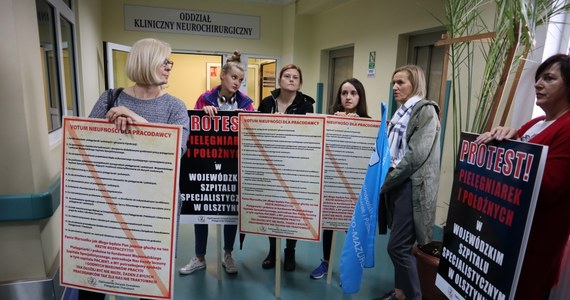 W Wojewódzkim Szpitalu Specjalistycznym w Olsztynie pielęgniarki i położne, wspierane przez inne związki zawodowe zorganizowały pikietę. Domagają się m.in. zwiększenia zatrudnienia. Według dyrekcji placówki - protest jest nielegalny i nie ma podstaw do jego organizacji.