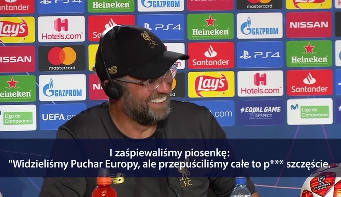 Liga Mistrzów. Juergen Klopp (Liverpool): Wszyscy płakaliśmy na boisku. Wideo